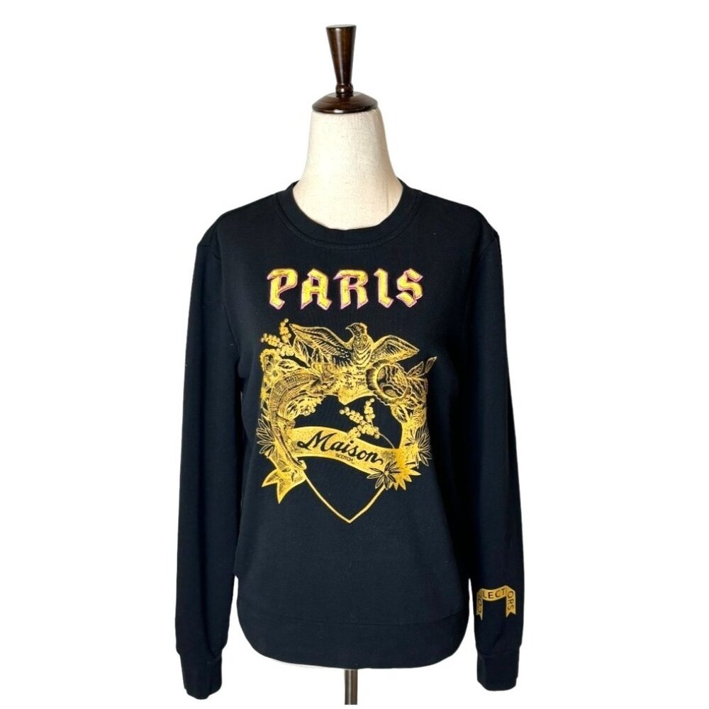 Scotch & Soda Black and Gold Sweatshirt - Picture 2 of 14